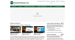 Desktop Screenshot of greentecheurope.com