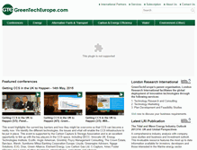 Tablet Screenshot of greentecheurope.com